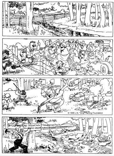 Look out here come the nature lovers